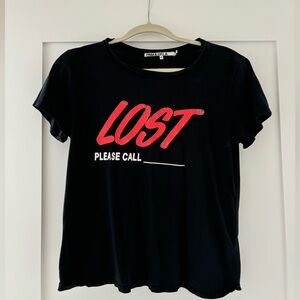 Black LOST t shirt